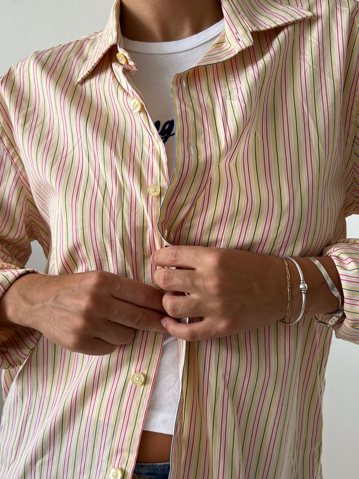GAP STRIPED BUTTON SHIRT