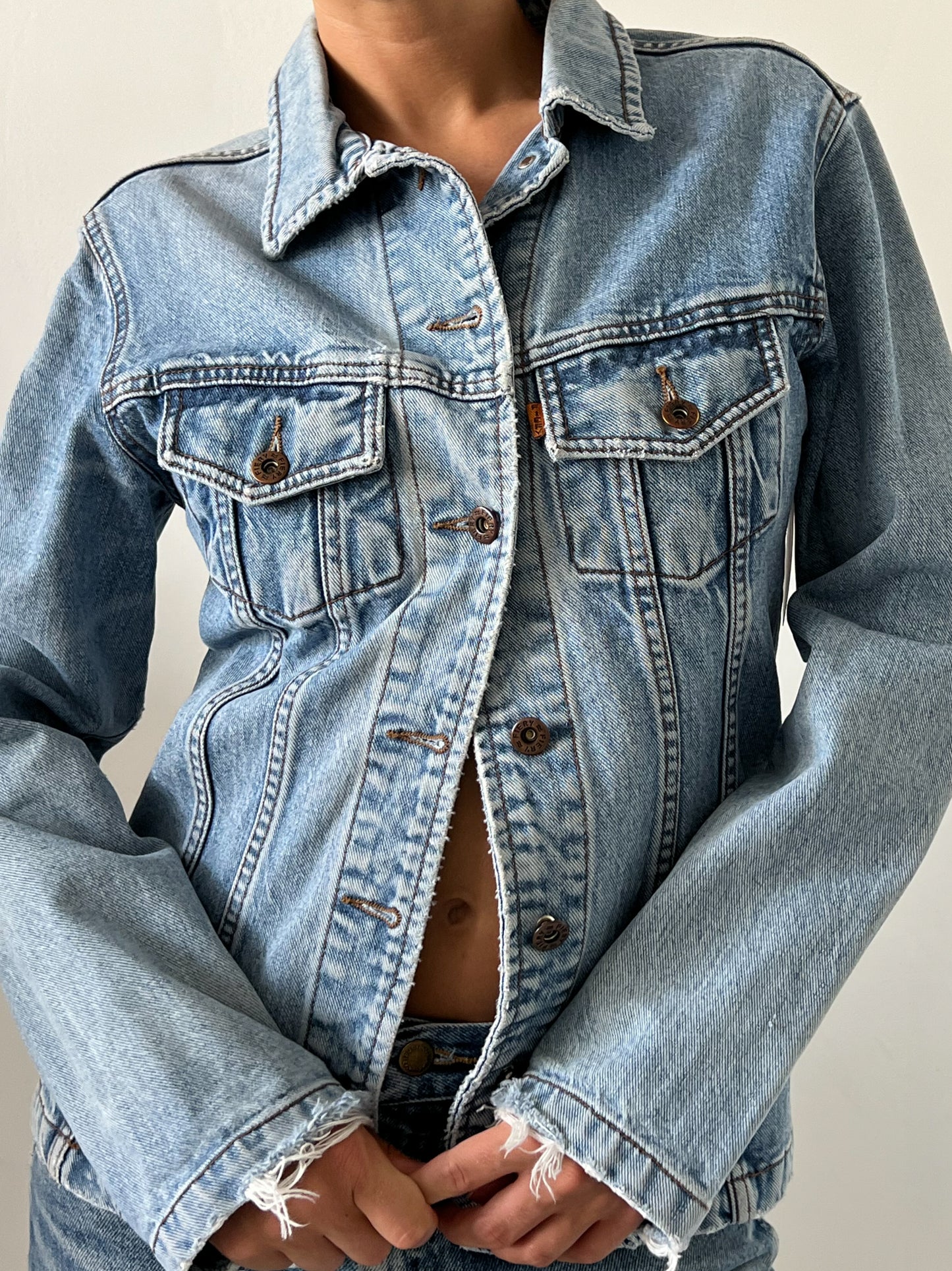 FIERY FITTED DENIM JACKET