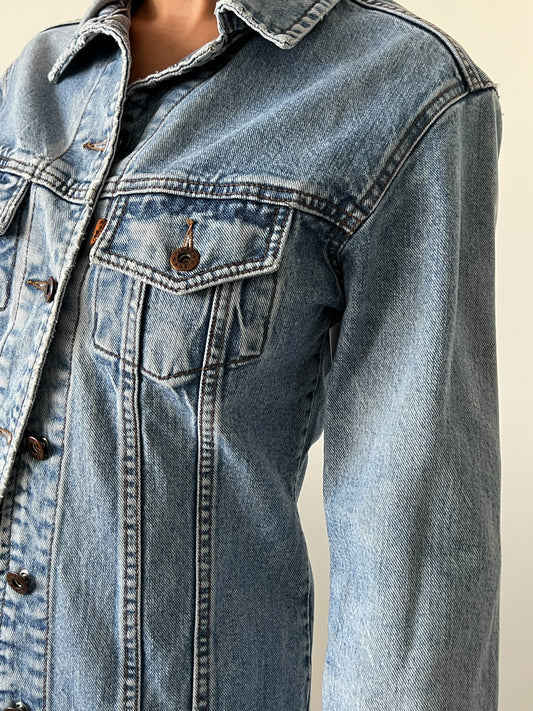 FIERY FITTED DENIM JACKET