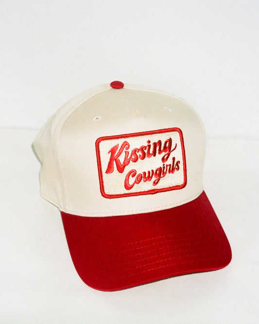 RED KISSING COWGIRLS HAT